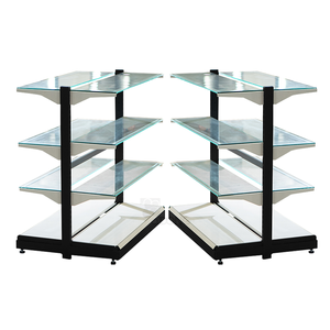 Estante de Exhibición Metálico de Doble Cara, Resistente, Tipo Góndola, para Tiendas Minoristas, Fábrica en Vietnam A08 - Product Image 1