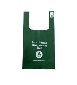 ผ้า PP ไม่ทอ 80 แกรม แบบกำหนดเอง ผลิตจาก PP รีไซเคิล ลายโลโก้ สไตล์เสื้อยืด จากเวียดนาม คิมดุค - Product Image 1