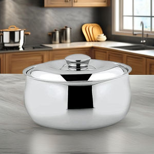 KARFE personalizado 1500ml aislado térmico de acero inoxidable tazón para mezclar termo plateado Apto para lavavajillas apilable para olla caliente - Product Image 2