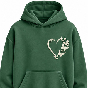 Sudadera con Capucha Extra Grande para Hombre, Personalizada, 100% Algodón, Felpa Gruesa, Estilo Urbano, Corte Regular, Informal, para Entrenamiento - Product Image 5