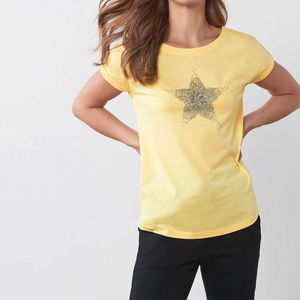 Camiseta de Verano para Mujer de Primera Calidad, Ecológica, 100% Algodón, Transpirable, de Manga Corta y Cuello Redondo, con Opciones Personalizables - Product Image 1