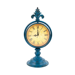 Luxury Silver Metal <b>Pocket</b> <b>Watch</b> Style Table Clock Vintage Chrome Standing Desk Clock Antique Roman Numeral Mantel Decor Clock - Product Image 3
