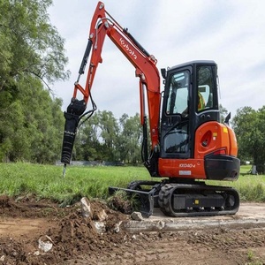 Mini-excavatrice compacte à prix de gros avec moteur broyeur, accessoires complets d'occasion pour entrepreneurs professionnels - Product Image 2