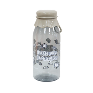 Bouteille de lait en plastique PP légère de 500 ml avec sangle de transport, style moderne, facile à utiliser pour le bureau, les sorties en plein air, la randonnée, les pique-niques - Product Image 5
