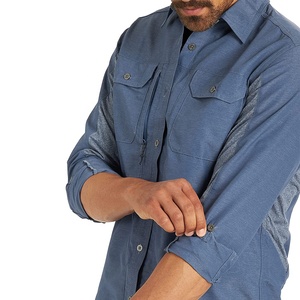 Vêtements de pêche pour hommes sur mesure 2025, grande taille, UPF 50+, séchage rapide, boutonné, manches longues, coupe originale avec impression numérique sur le devant - Product Image 3