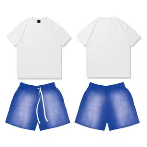 Conjuntos de Shorts Personalizados para Hombre, Logotipo Personalizado, Conjunto de Dos Piezas a Juego para Hombre, Conjunto de Verano de 2 Piezas, Conjuntos de Camiseta para Hombre - Product Image 3