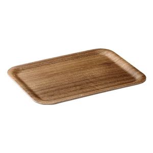 Bandeja de Servicio Ecológica de Madera de Acacia Hecha a Mano con Diseño Moderno para Hoteles y Restaurantes, Forma y Color Personalizables - Product Image 2