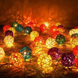 Boule de rotin naturelle enduite imperméable pour décoration extérieure de patio et de fête au bord de la piscine, marque privée, fabricant vietnamien - Product Image 5