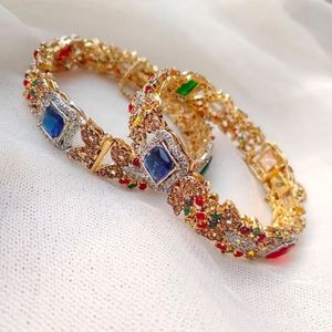 Wholesale Women's Bangles Fashion Jewelry Sets Gold Plated Designer Artificial Bracelets Fashion <b>Accessories</b> Collection - Product Image 2