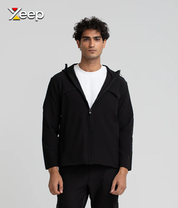 XEEP Sweat à capuche décontracté personnalisé pour homme XC-MH-42 Coupe régulière Veste d'entraînement hivernale Séchage rapide Respirant Poche avant Imprimé - Product Image 1
