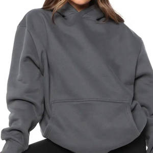 Sudadera con Capucha de Punto para Hombre, Tallas Grandes, con Logotipo Personalizado, 100% Algodón, Felpa, Antiarrugas, Estilo Urbano, Venta al Por Mayor ODM - Product Image 3