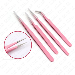 Wholesale Stainless Steel Eyelash Tweezers for Women Precision Pointed Tip Comfortable Grip Lash Extension <b>Tool</b> Custom Logo - Product Image 5