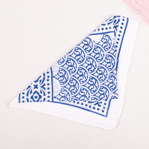 Foulard carré bohème multicolore en coton à motifs floraux, bandana décontracté, couvre-chef et cache-cou, accessoire de mode imprimé - Product Image 3