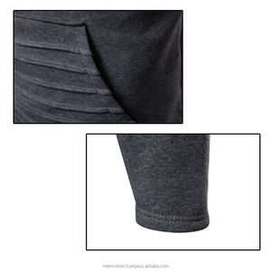 Sudadera con Capucha de Forro Polar para Hombre, Corte Regular, Color Sólido, Bolsillos Grandes, Estilo Deportivo Casual, Poliéster, Bordada - Product Image 6