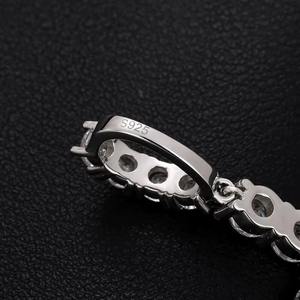 Collier en argent sterling 925 de haute qualité pour hommes et femmes, pendentif croix hip-hop 2,8 cm_5,6 cm, 3,64 carats de moissanite, bijoux fins - Product Image 4