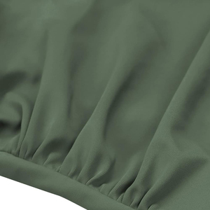 Vêtements de sport en gros pour femmes : Maillots de bain unis, tenues de bain à manches courtes, prix raisonnable, logo personnalisé - Product Image 4