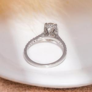 Anillo de Diamantes Marquise de Oro Sólido de 14K con Certificado IGI al por Mayor para Mujer, Regalo para Boda, Aniversario, Compromiso, Uso Diario - Product Image 3