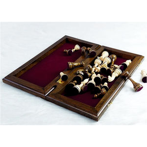 Jeu d'échecs de luxe antique en bois sculpté à la main, jeu de société standard pour tournoi, pièces lestées, échiquier en bois sculpté de qualité supérieure, cadeau - Product Image 5