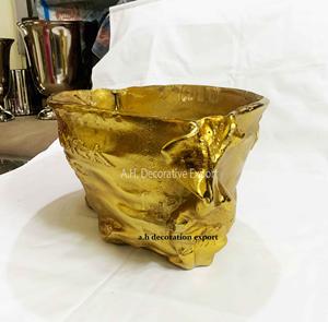 Cubo de Hielo de Aluminio Plateado Irregular de Lujo, Enfriador de Vino y Champán Grande para Restaurantes de Alta Gama y Suministros de Bar para Hoteles, Diseño de Enfriador - Product Image 5