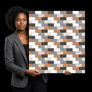 Office Complex Commercial Apartment Exterior Glossy Finish Ceramic Glazed Elevation <b>Wall</b> Tiles 250x375mm - Product Image 5