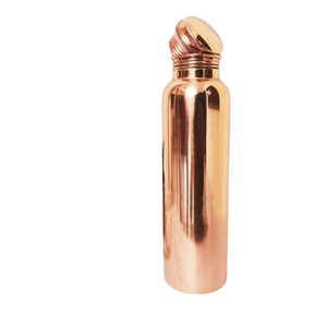 Bouteille d'eau en cuivre pur de haute qualité avec finition martelée, bouteille en cuivre originale pour boire, bouteille en métal écologique - Product Image 2