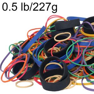 Élastiques multicolores de tailles variées, 0,5 lb, fournitures de bureau et domestiques, y compris les tailles 10, 16, 18 # 19 # 32 # 33 - Product Image 2