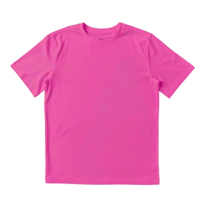 T-shirt à manches courtes pour homme, couleur unie, col rond, coupe classique, tricoté, décontracté, violet - Product Image 4