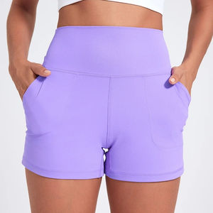 Shorts de sport pour femmes en gros – Leggings courts de yoga et fitness à effet push-up pour femmes - Product Image 2