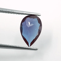 HAYAAT GEMS Pierre précieuse naturelle Alexandrite taille poire 1,40 ct 9,5x6,5x3 mm Modèle N-184 Fabrication de bijoux Rajasthan