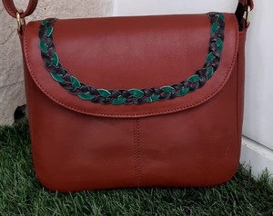 Luxury Large Genuine Leather Waterproof Square Shape Crossbody <b>Shoulder</b> Bag with Dual <b>Straps</b> for Women - Product Image 6