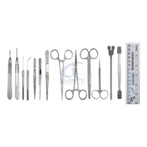 Kit de Suture Chirurgicale Manuel Professionnel 13 Pièces en Acier Inoxydable Certifié CE pour la Formation des Étudiants - Product Image 2