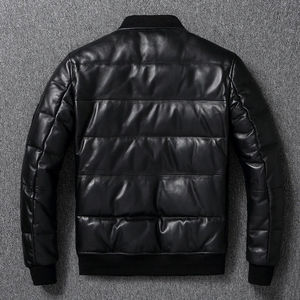 <b>SMART</b> SHINE ENTERPRISES <b>Men</b> Premium Leather <b>Jacket</b> Soft Comfortable Full Zip Casual Durable Regular Fit Everyday Fashion Classic - Product Image 2