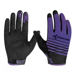 Gants de course Daizen Star à doigts entiers, antidérapants, imprimés, en nylon PU respirant, fermeture auto-agrippante, unisexe, pour l'extérieur, MOTOCROSS - Product Image 2