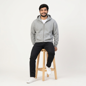 Sudaderas personalizadas al por mayor para hombre, sudaderas vintage con lavado personalizado, logotipo bordado, sudaderas de marca de moda personalizadas - Product Image 3