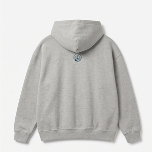 Sweat-shirts à capuche en polyester respirant 380 GSM, coupe ample et robuste, personnalisables avec logo brodé ou imprimé, vente en gros - Product Image 2