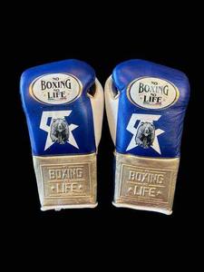 Guantes de Entrenamiento Profesionales No Boxing No Life con Cordones, Calidad Premium, 100% Cuero Genuino, Logotipo y Diseño Personalizados - Product Image 4