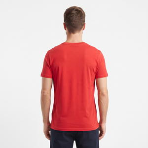 Camiseta de algodón de cuello en V para hombre de alta calidad, asequible y cómoda, camisetas deportivas para hombre con cuello en V y cuello redondo. - Product Image 6