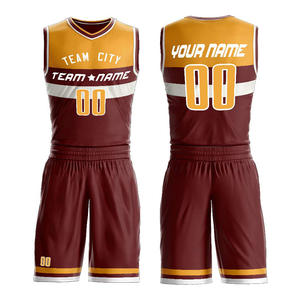 Fournisseur d'uniformes de sport professionnels, respirants, à séchage rapide, avec logo personnalisé, sublimation, ensembles de maillots de basket-ball pour adultes imprimés - Product Image 3