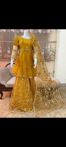 2022 indio pakistaní última gasa trabajo hecho a mano boda edición ocasión especial Salwar traje Venta caliente vestido fiestas modelo Fantasía - Product Image 6
