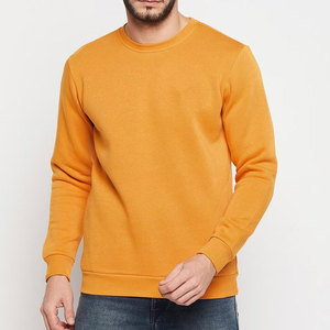 <b>Men's</b> Regular Fit Crewneck <b>Sweatshirt</b> Winter Embroidered 100% Cotton Heather <b>Grey</b> Long Sleeve Casual Pullover - Product Image 1
