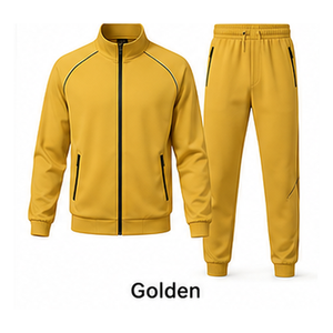 Conjunto de Chaqueta Deportiva para Hombre con Cierre de Cremallera, Poliéster Elástico, para Calentamiento, Fabricante, Venta al Por Mayor, Personalizado - Product Image 4