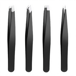 Ensemble de pinces à sourcils en acier inoxydable, outil cosmétique de précision, fournisseur d'outils de beauté, ensemble de pinces à sourcils de qualité supérieure, instruments de salon de beauté - Product Image 1