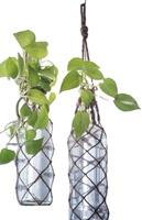 Novo Suporte de Plantas Tradicional em Macramê de Algodão Ecológico Feito à Mão, Cestos de Parede para Plantas, Decoração de Casa, Cor Personalizada