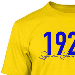 เสื้อยืดกราฟิก Sigma Gamma Rho สำหรับผู้หญิง ตั้งแต่ปี 1922 พิมพ์ลายตามสั่ง แขนสั้น คอกลม เสื้อยืดสตรีนักศึกษา ชุดลำลอง - Product Image 4