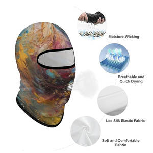 Pasamontañas para Motociclismo al Aire Libre, Cubre Cuello y Rostro, Material Elástico Ligero y Cómodo, Unisex, Ideal para Viajes en Clima Frío - Product Image 3