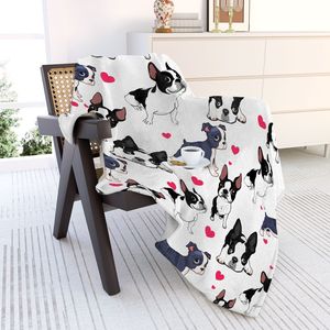 Adorabile Coperta in Pile per Cani, Morbida e Calda, Leggera e Confortevole, in Flanella, per Divano e Letto, Decorazione per Soggiorno Durante Natale - Product Image 5