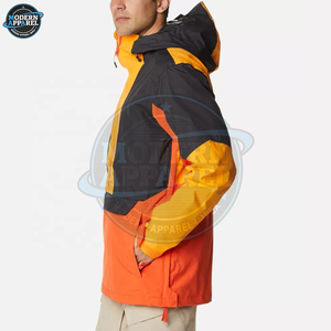 Chaqueta de esquí deportiva a prueba de viento de diseño personalizado para hombre, de alta calidad, de secado rápido, transpirable, tallas grandes. - Product Image 6