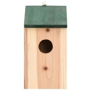 Juego de 10 Casitas para Pájaros Pequeñas Colgantes, de Madera de Abeto Sólida, para Jardín - Product Image 4