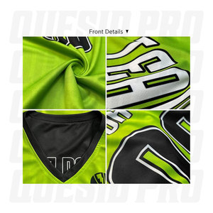 Camiseta de baloncesto sin mangas con cuello en V y nombre del equipo personalizado, ropa deportiva unisex verde y blanca - Product Image 4