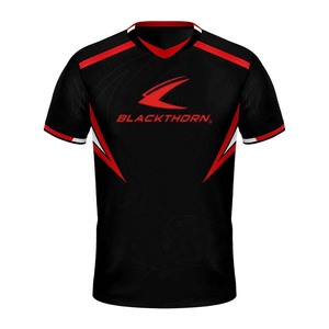 Camiseta Deportiva Personalizada al por Mayor para Hombre, Cuello en V, Sublimada, de Secado Rápido, Poliéster, Talla Adulto - Product Image 1